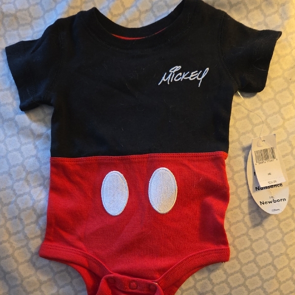 Disney Other - Disney Black and Red Bodysuit with Iconic Design